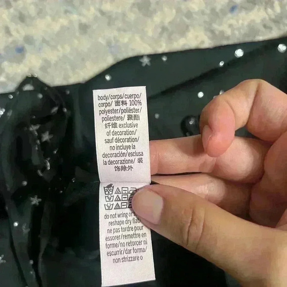 Nwot Victoria secret glitter stars lingerie dress Xsmall - Picture 6 of 6